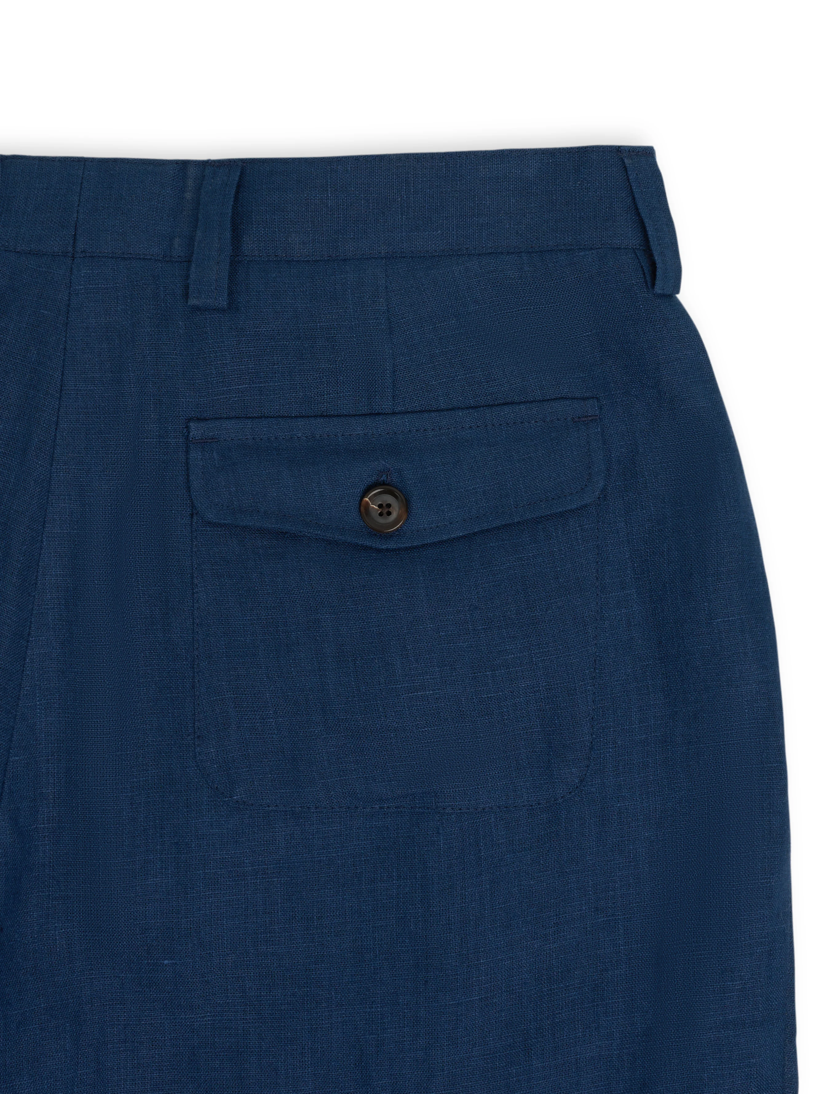 Morton Pleated Trousers Coney Navy - Image 6