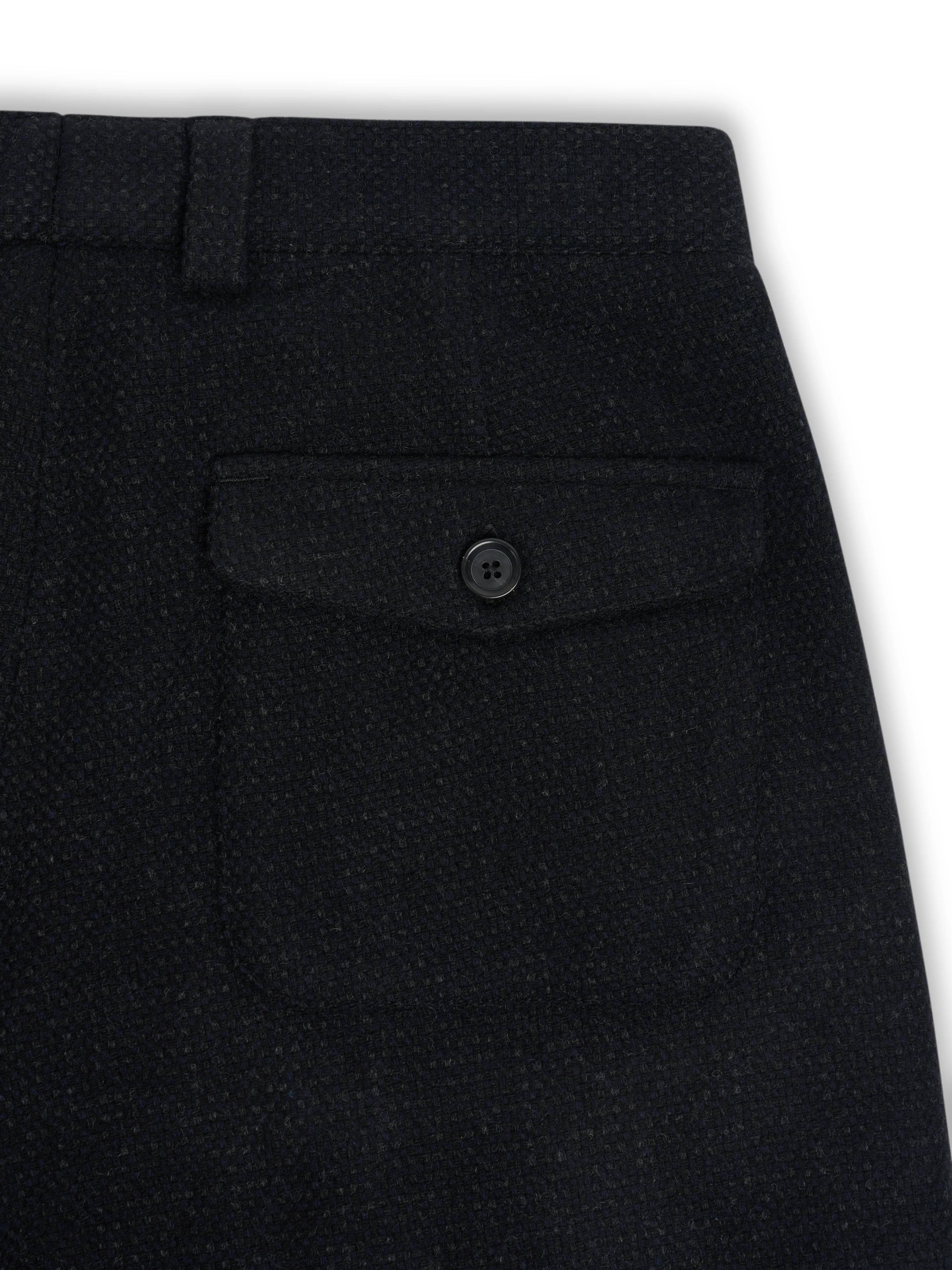 Morton Pleated Trousers Doherty Black - Image 6