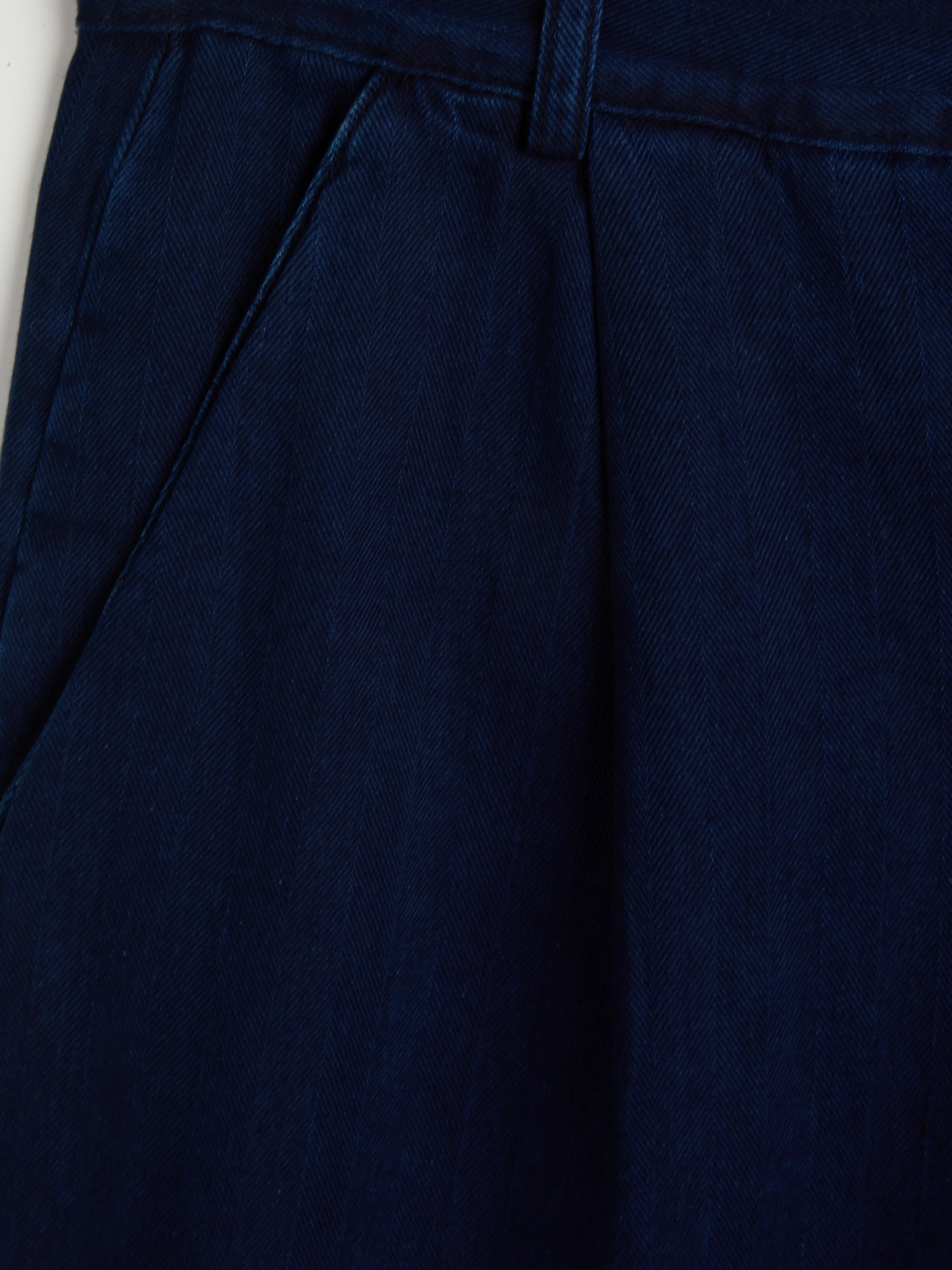 Morton Pleated Trousers Faye Indigo Blue - Image 6