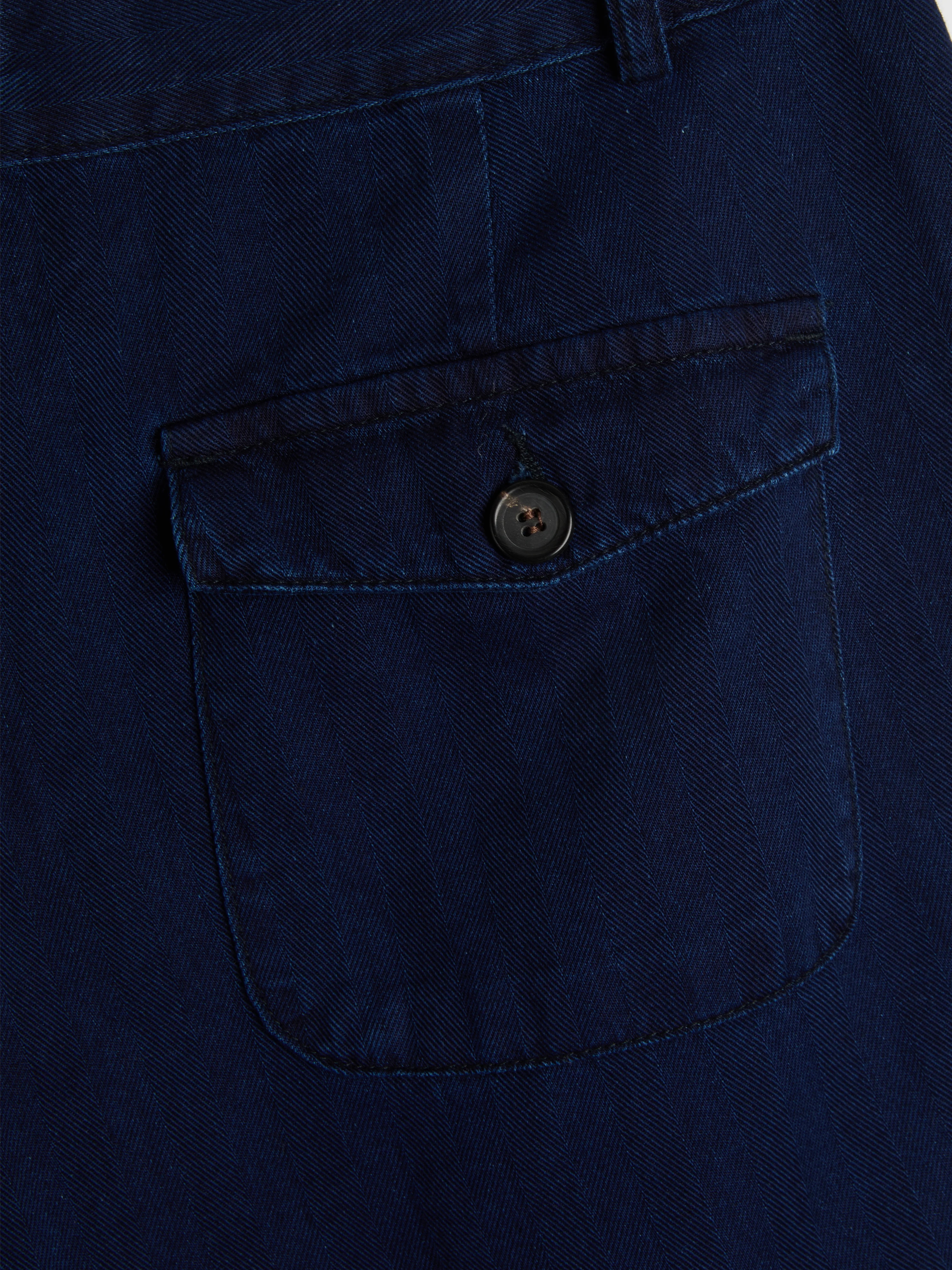 Morton Pleated Trousers Faye Indigo Blue - Image 8