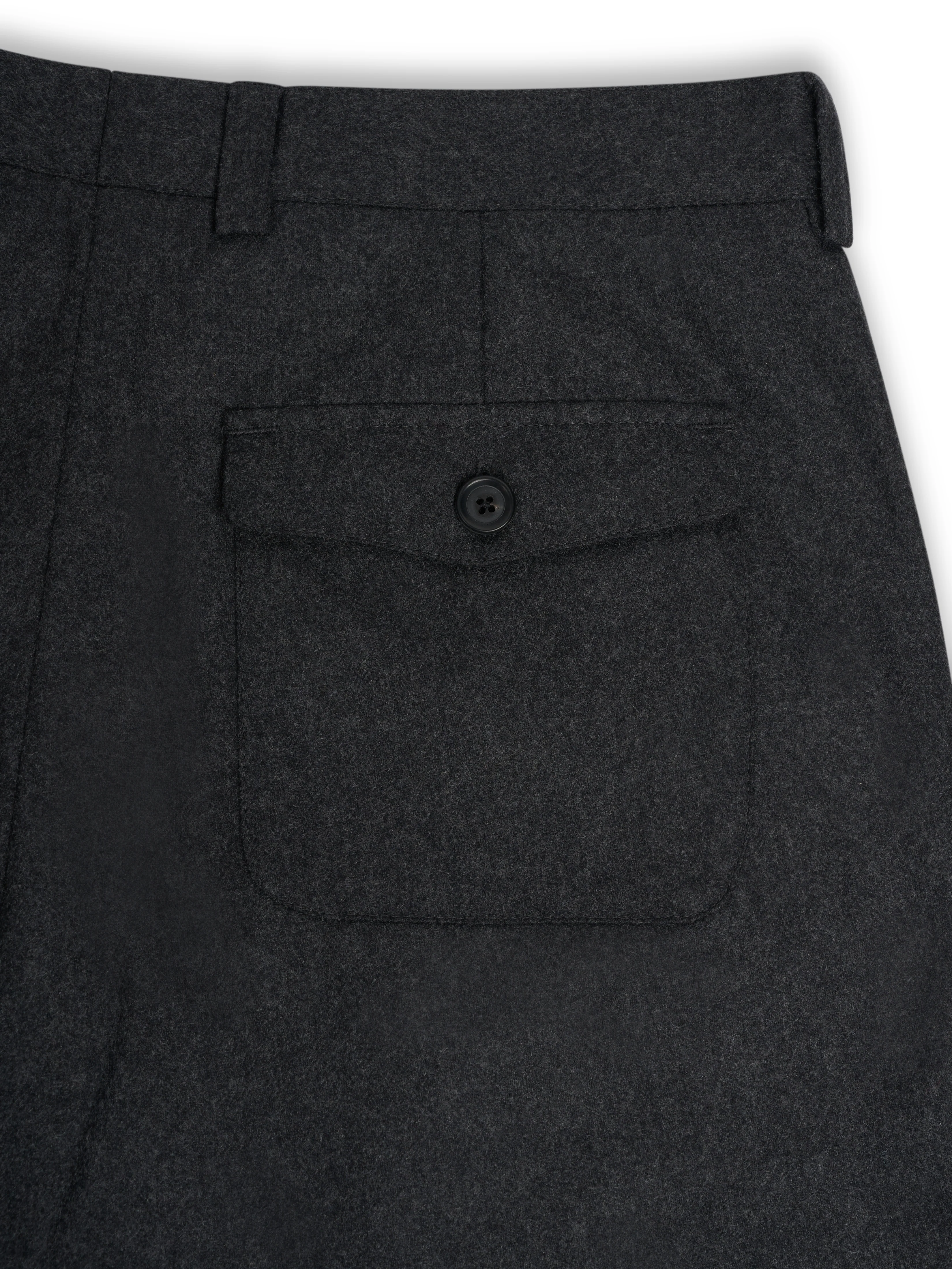 Morton Pleated Trousers Richards Charcoal - Image 6