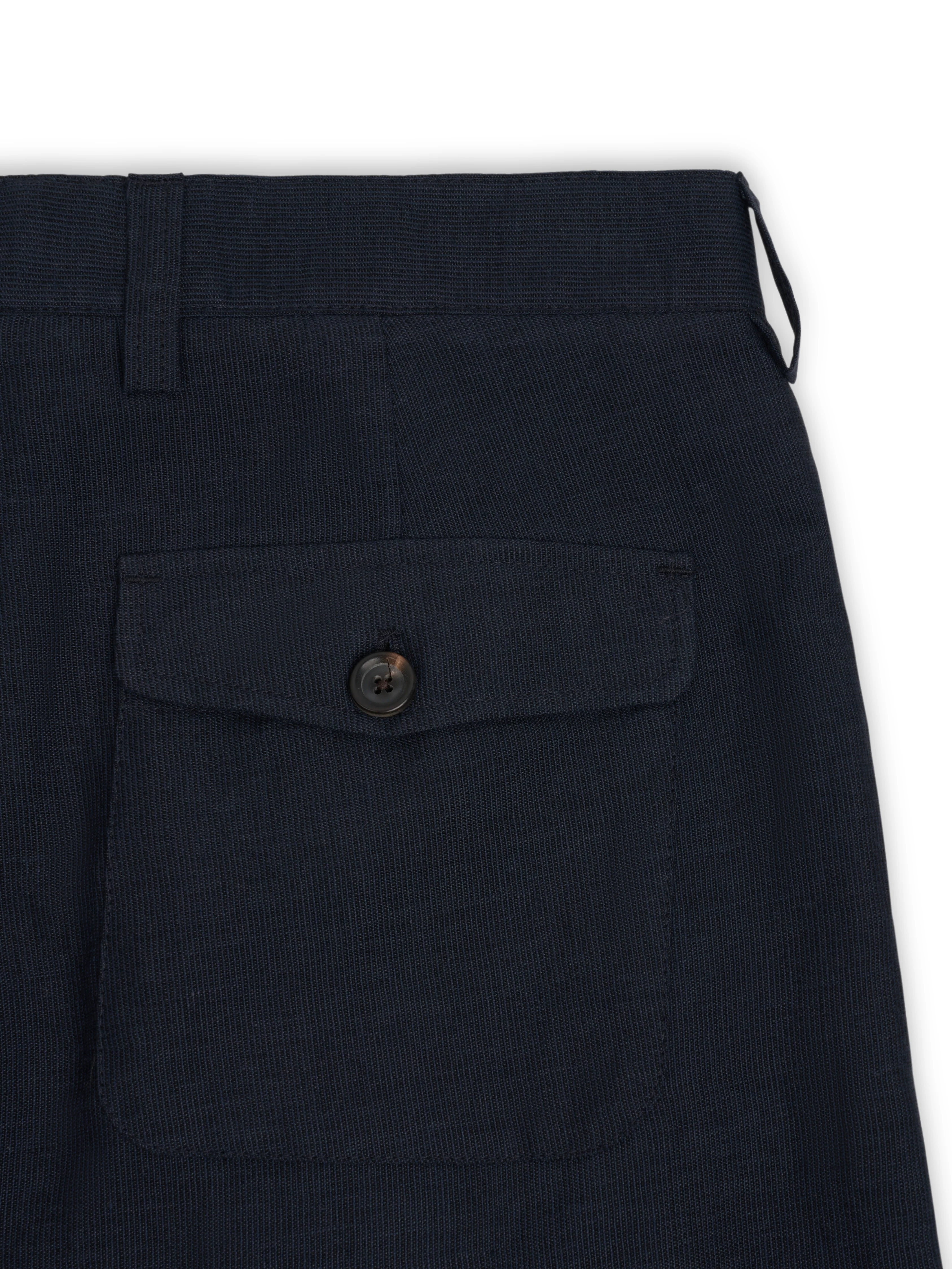 Morton Pleated Trousers Silman Navy - Image 6