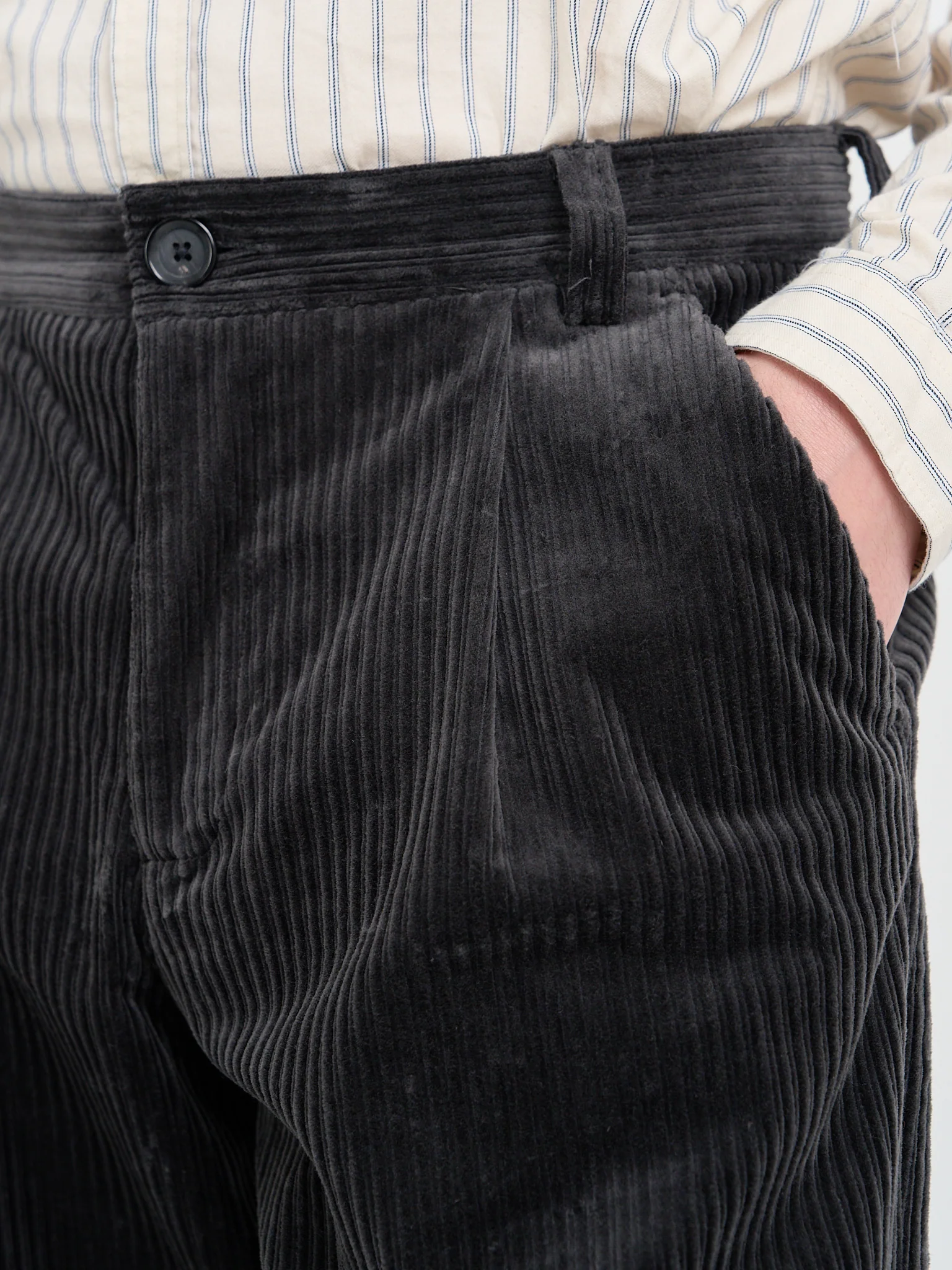 Orsman Trousers Deakin Cord Grey - Image 4