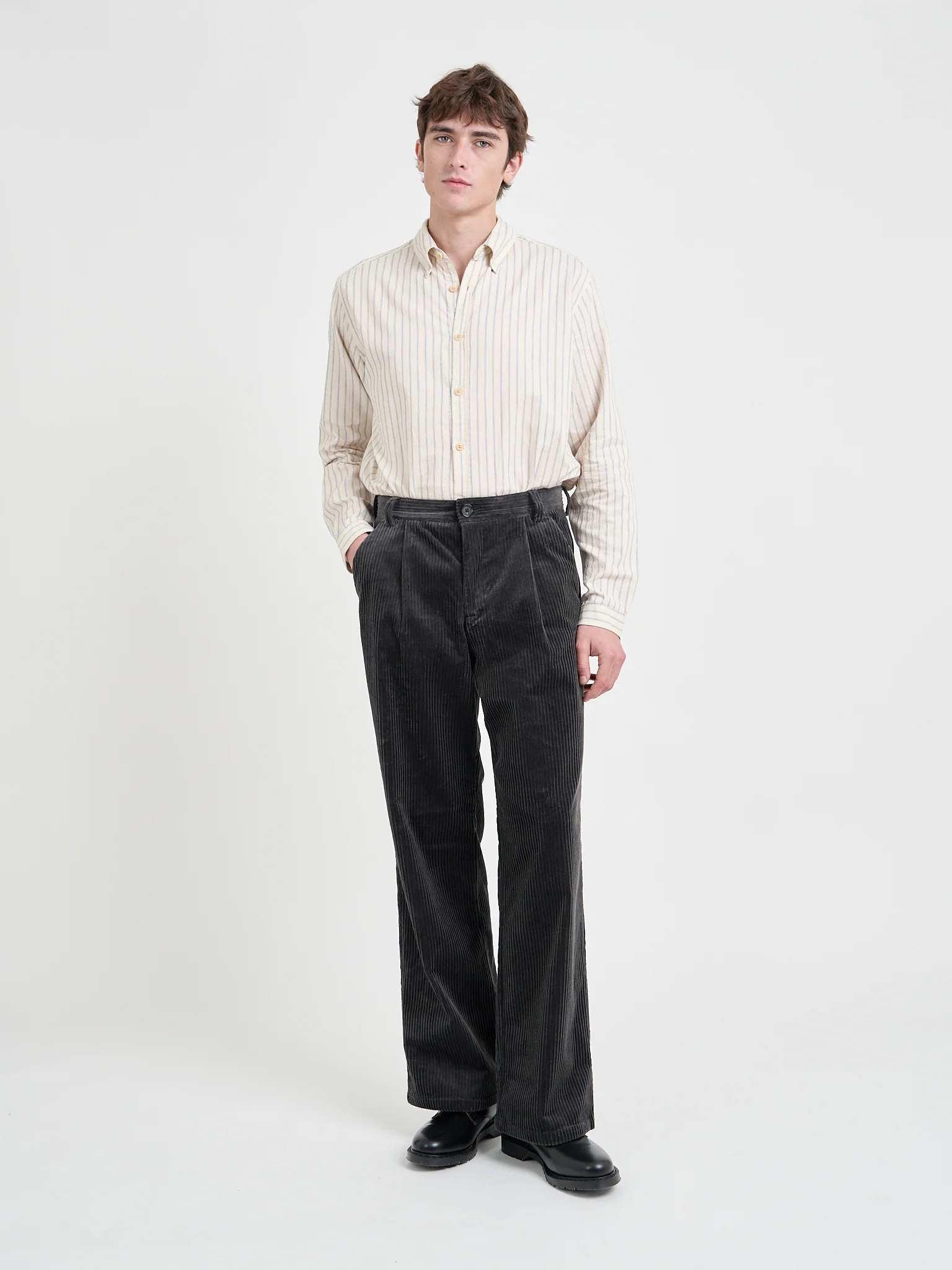 Orsman Trousers Deakin Cord Grey - Image 7