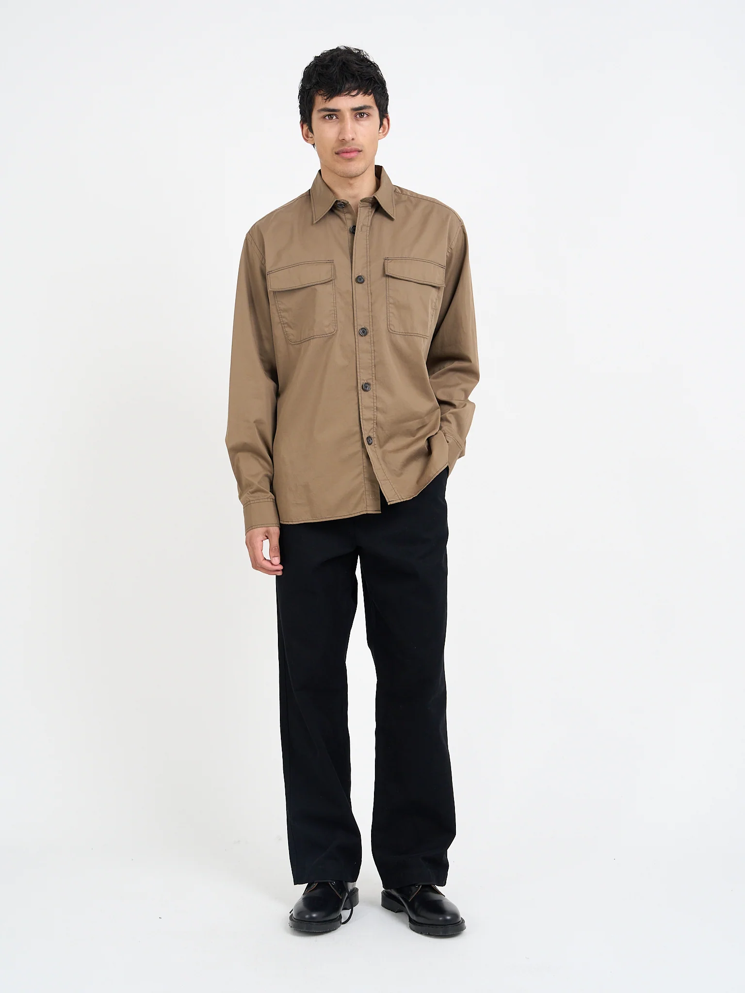 Penryn Overshirt (Loose Fit) Gilman Beige - Image 8