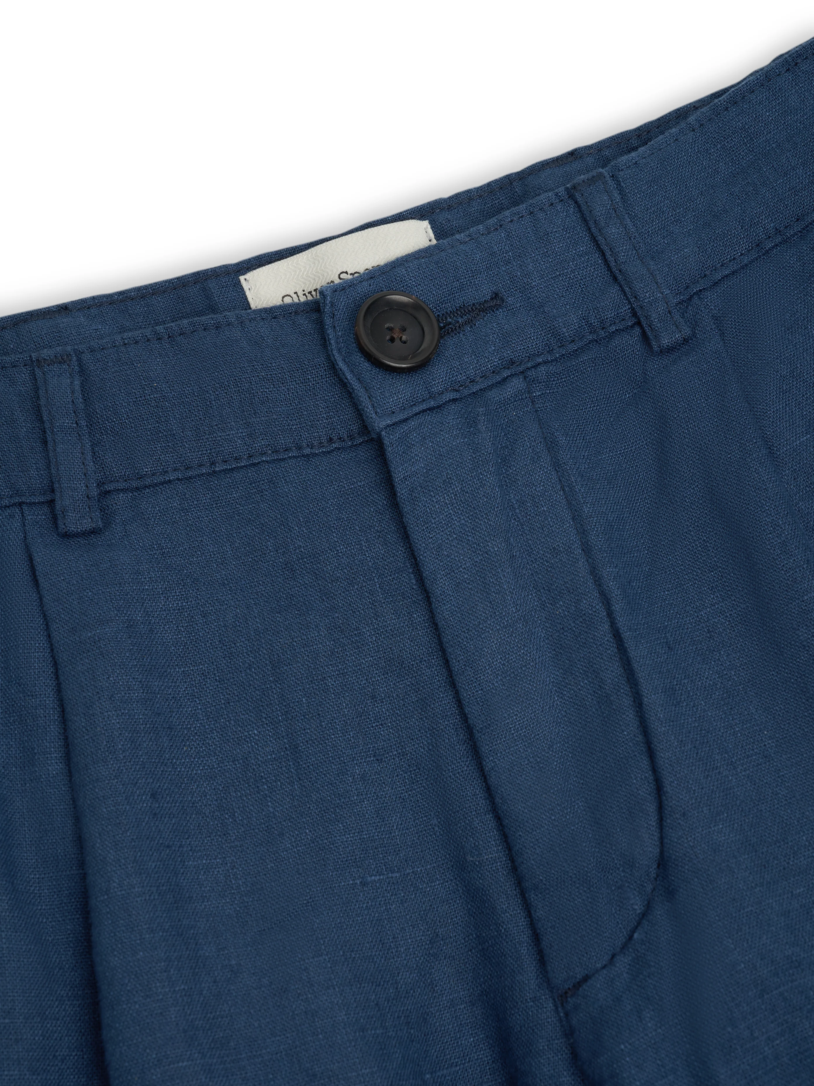 Pleated Shorts Coney Navy - Image 5
