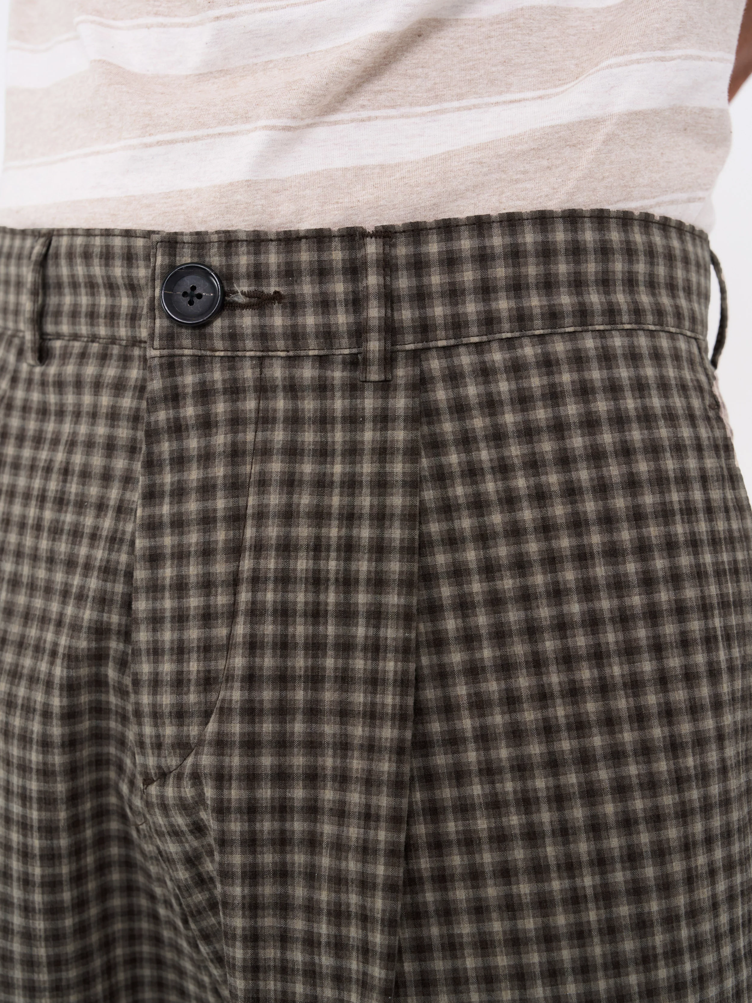 Pleated Shorts Leaman Brown - Image 4