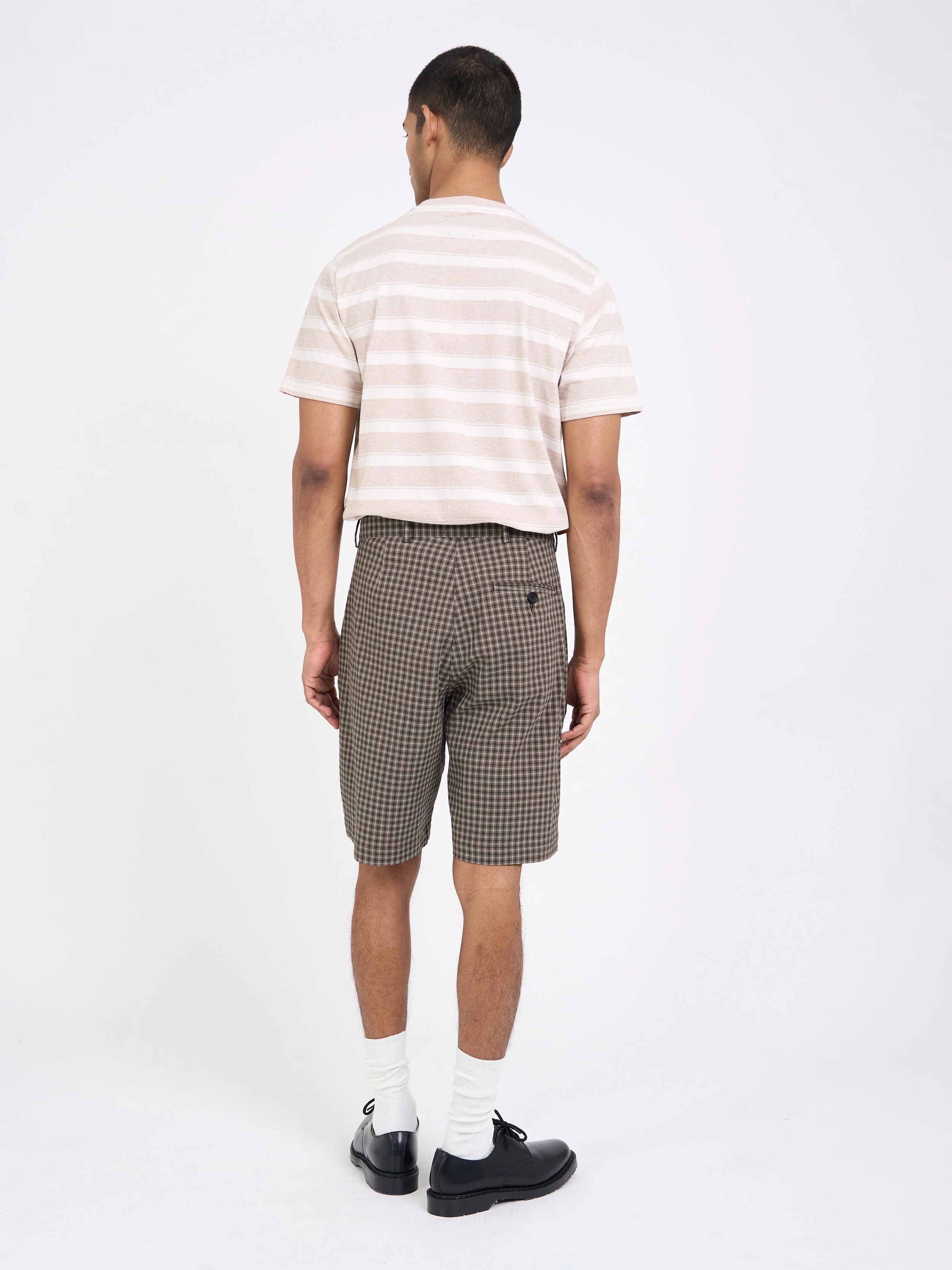Pleated Shorts Leaman Brown - Image 8