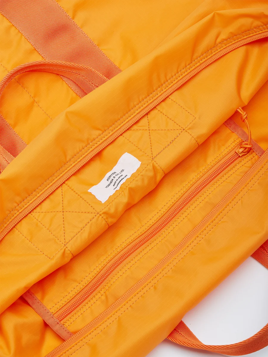 Porter-Yoshida & Co 2-way Flex Duffle Bag Orange - Image 3