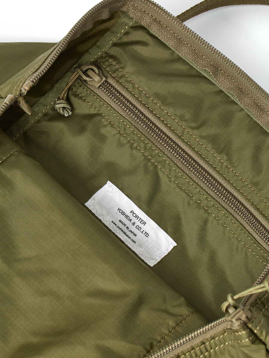 Porter-Yoshida & Co Flex 2-Way Tote Bag Olive - Image 3
