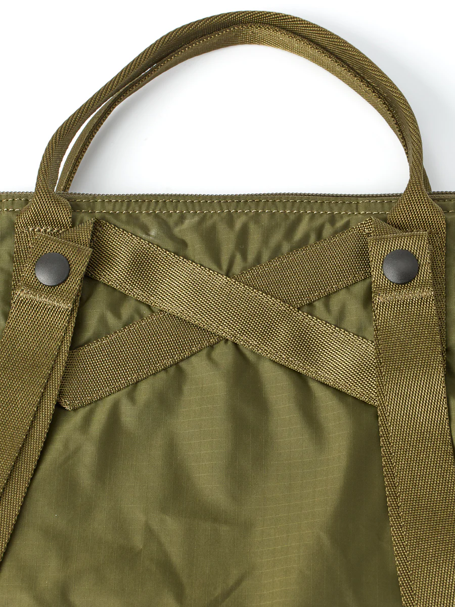 Porter-Yoshida & Co Flex 2-Way Tote Bag Olive - Image 5