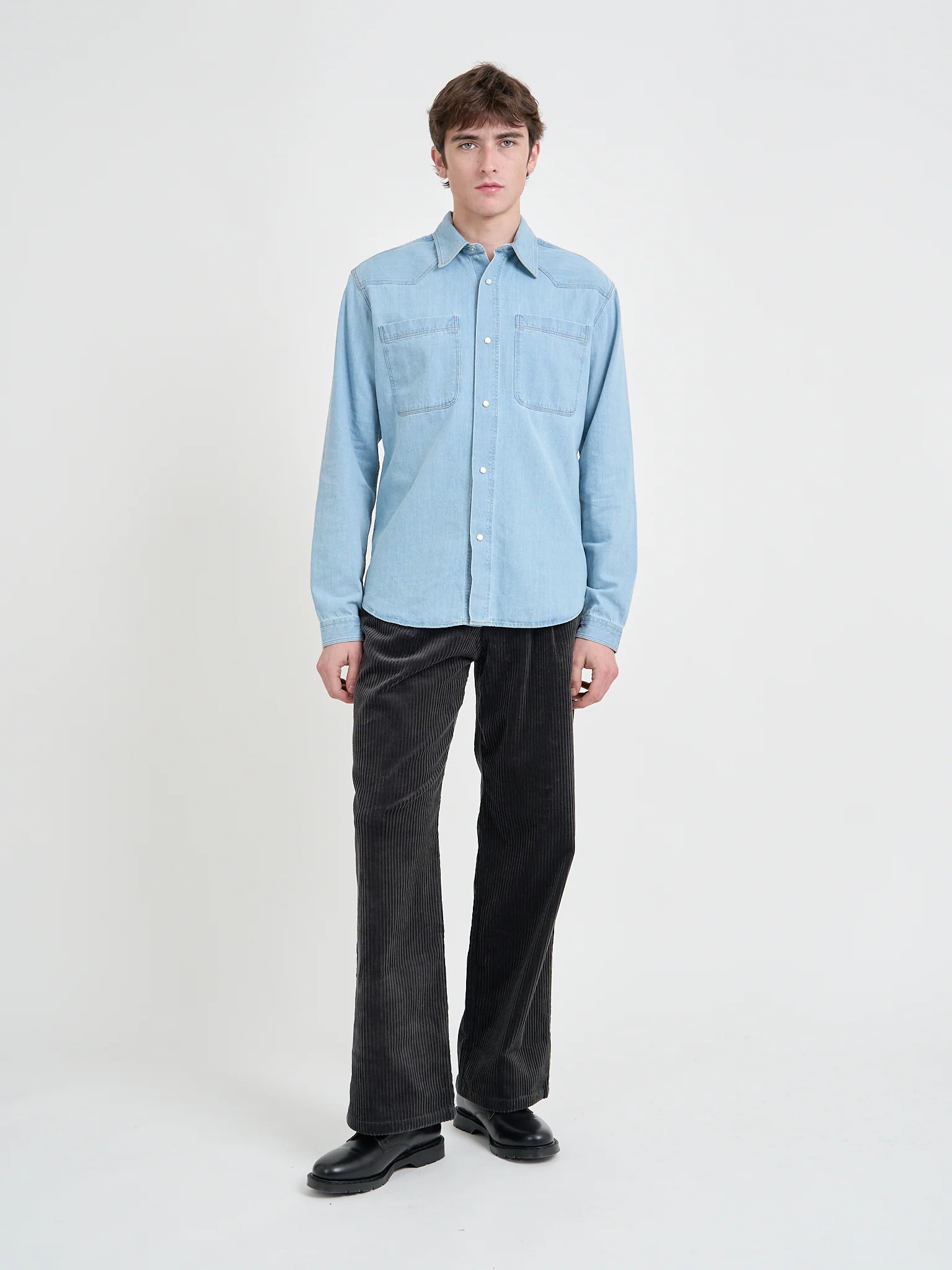 Quito Shirt Mullins Denim Indigo Light - Image 7