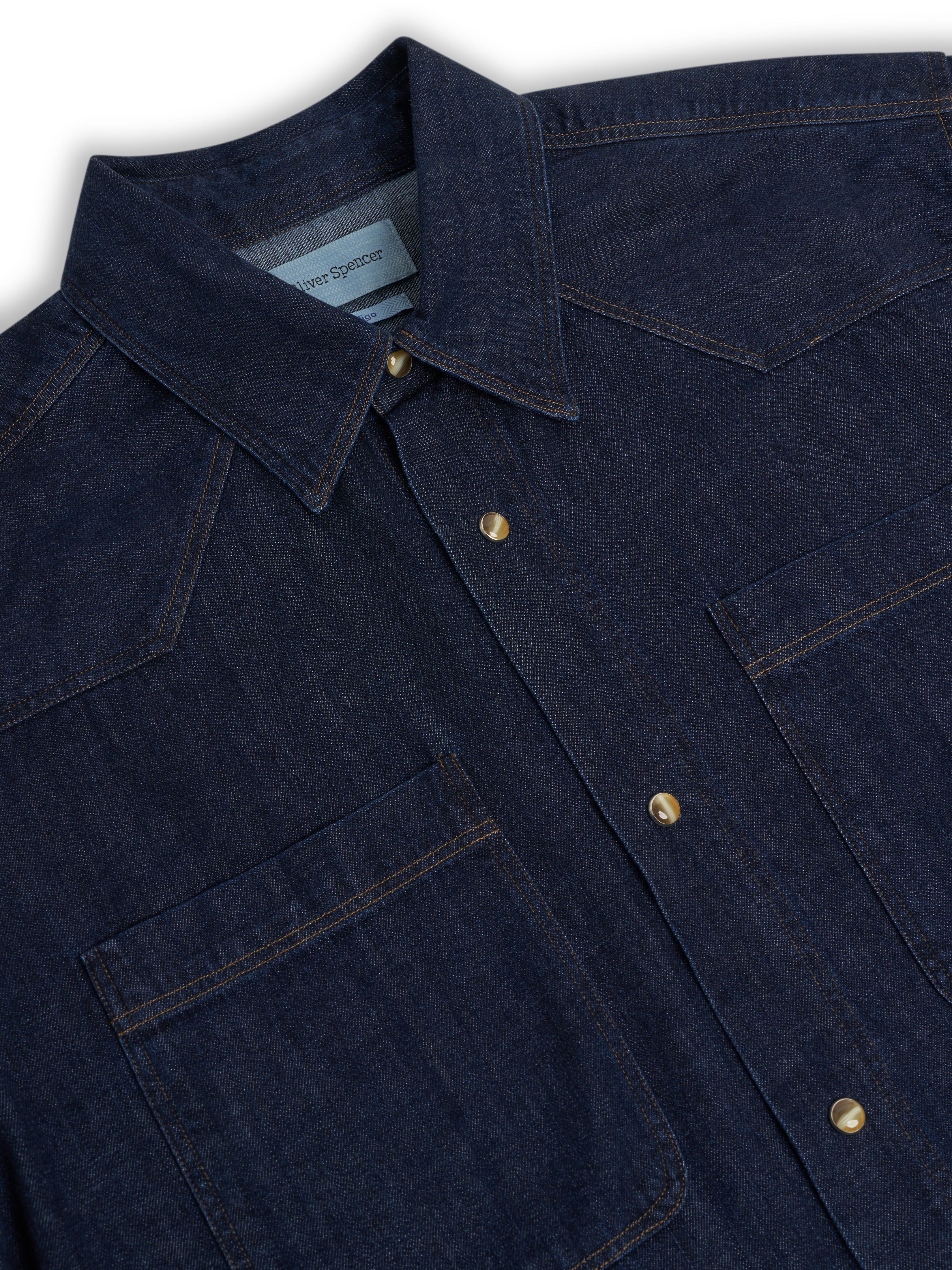 Quito Shirt Mullins Denim Indigo Rinse - Image 5
