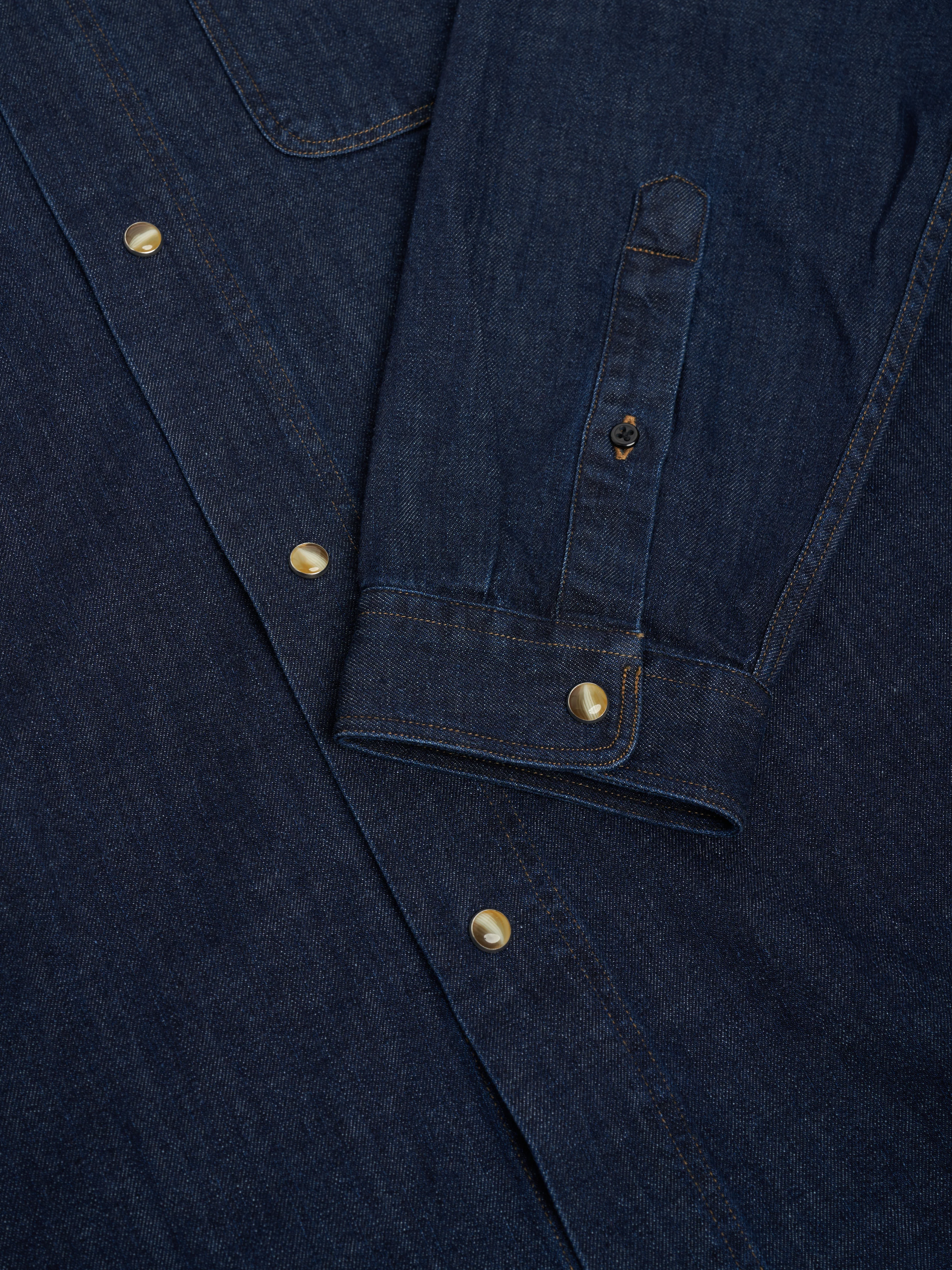 Quito Shirt Mullins Denim Indigo Rinse - Image 6