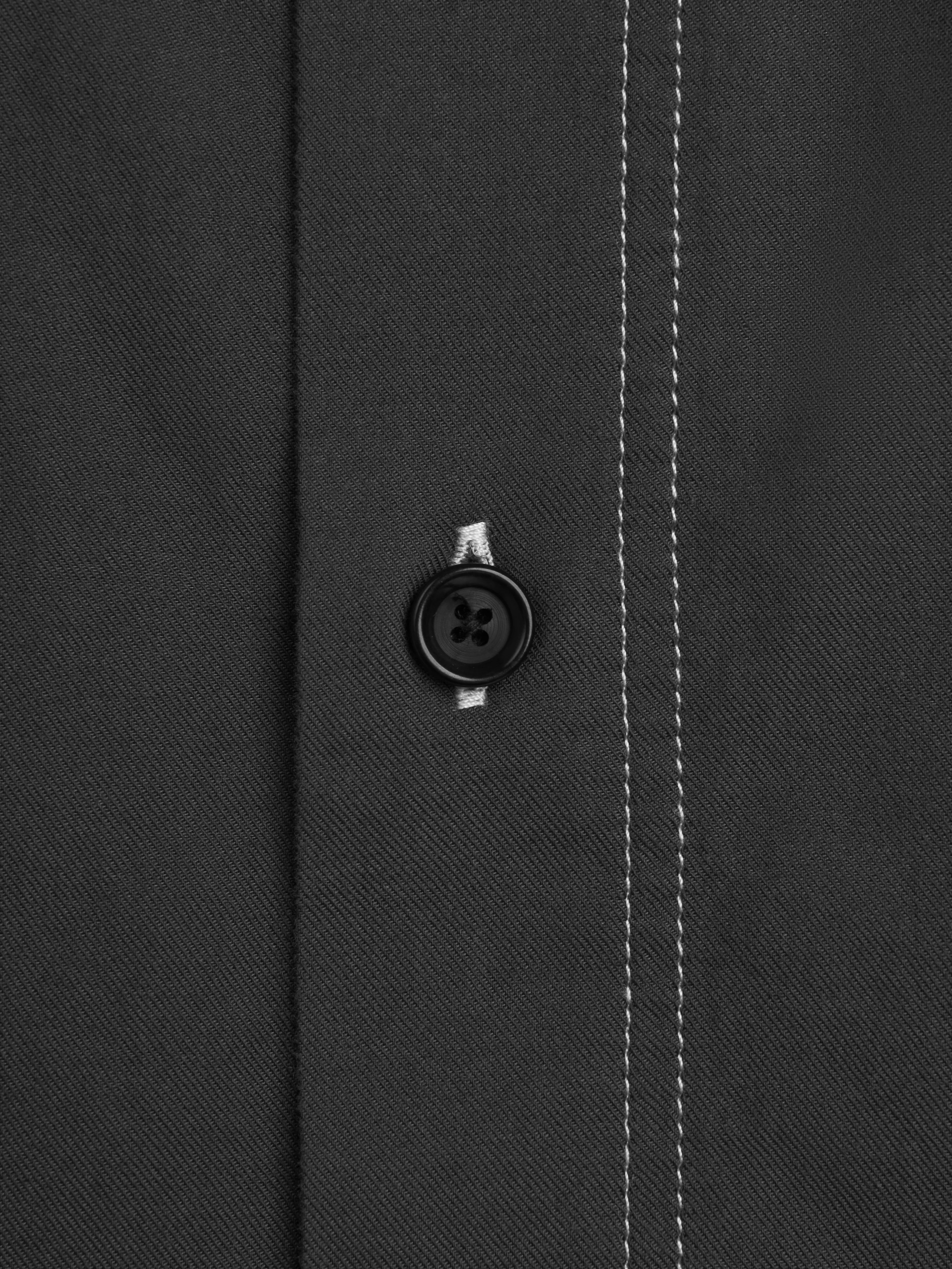 Quito Short Sleeve Shirt Donelly Charcoal - Image 6