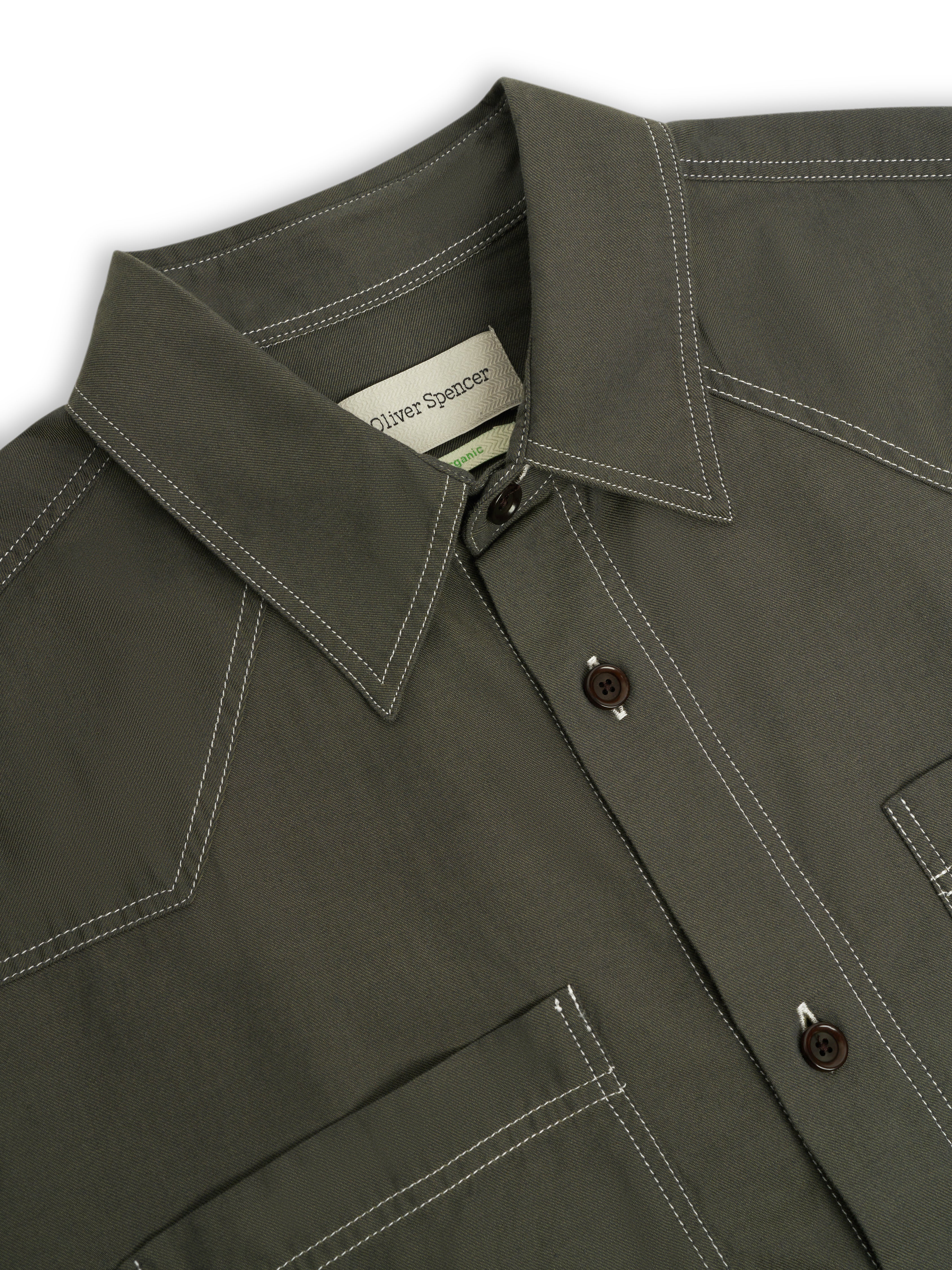 Quito Short Sleeve Shirt Donelly Green - Image 5