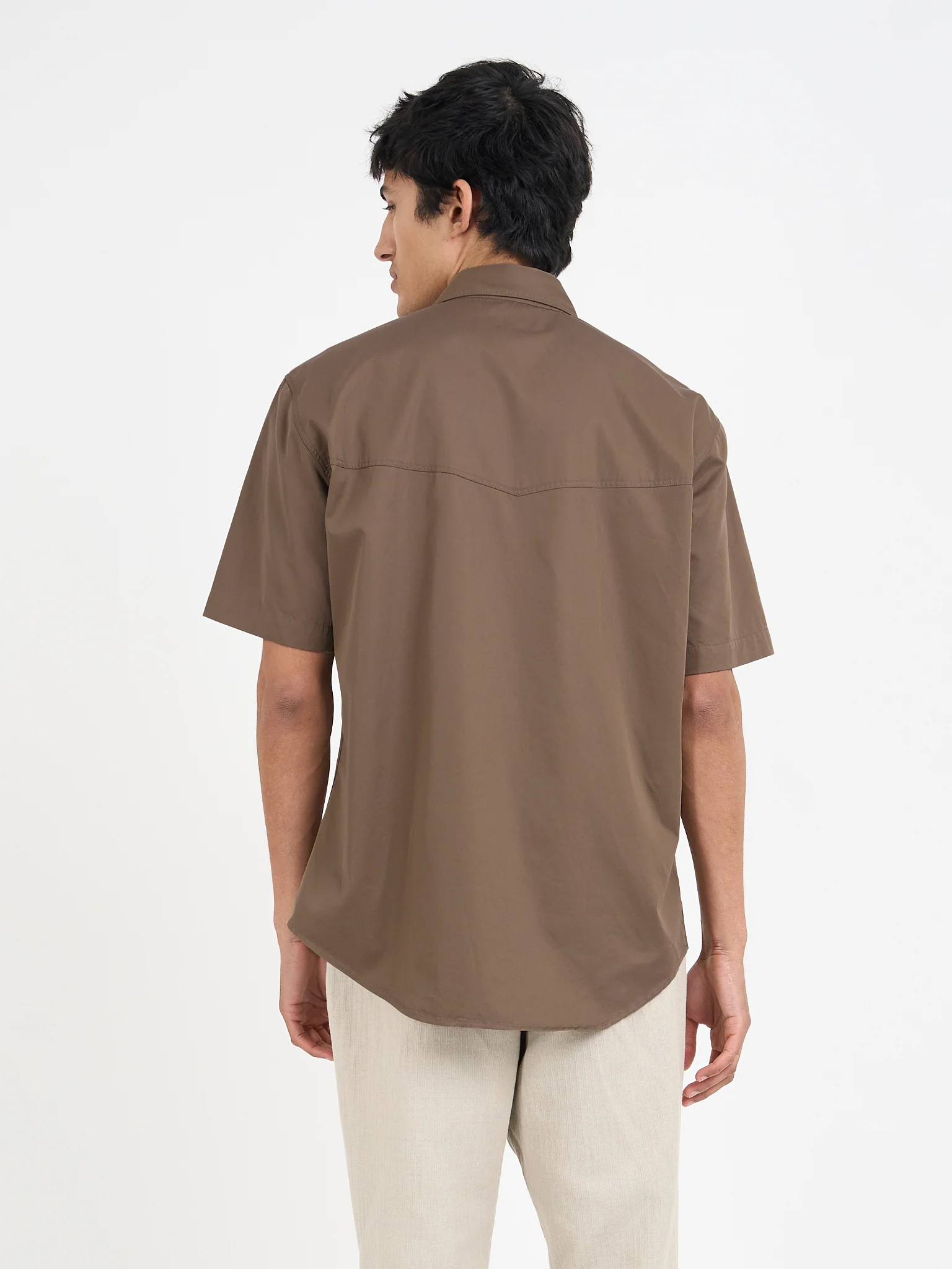 Quito Short Sleeve Shirt Gilman Beige - Image 3