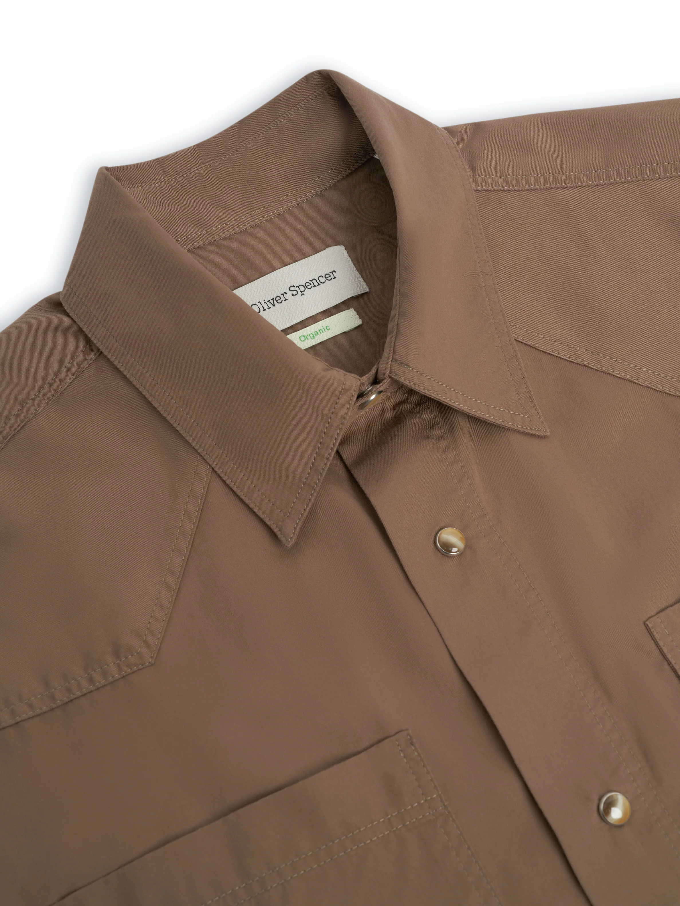 Quito Short Sleeve Shirt Gilman Beige - Image 4