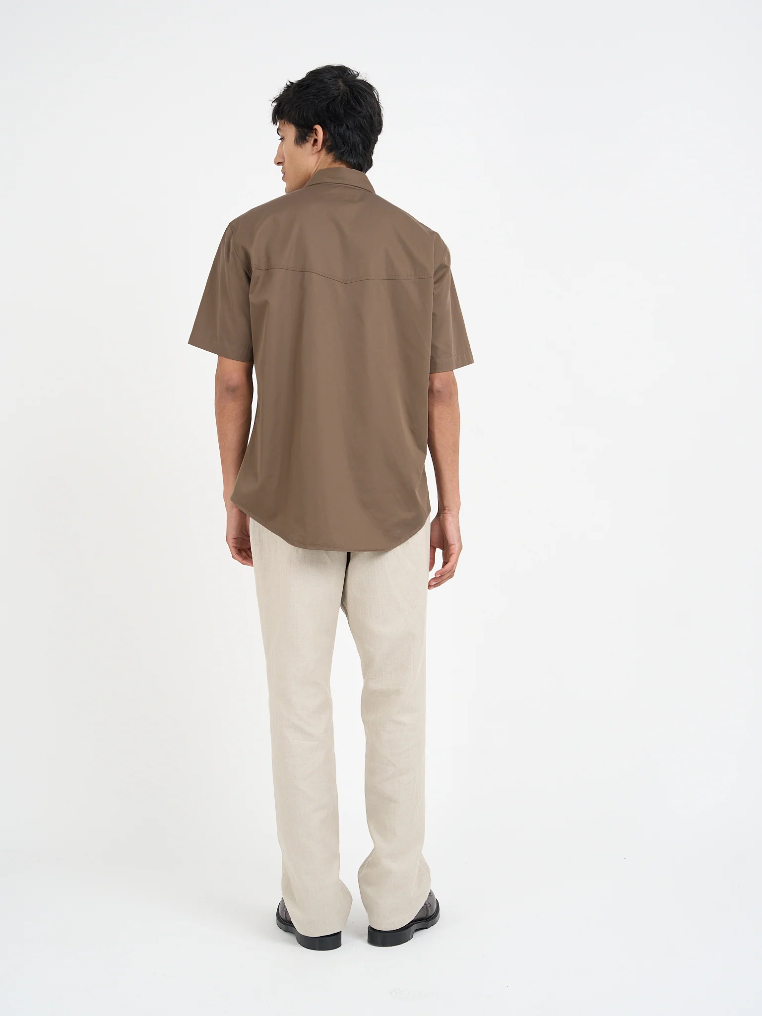 Quito Short Sleeve Shirt Gilman Beige - Image 7