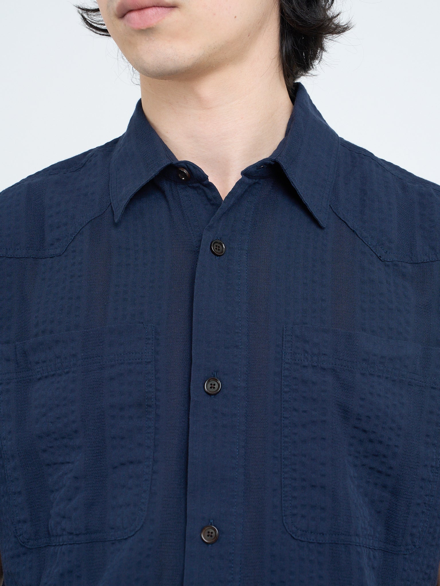 Quito Short Sleeve Shirt Phaidon Navy - Image 4