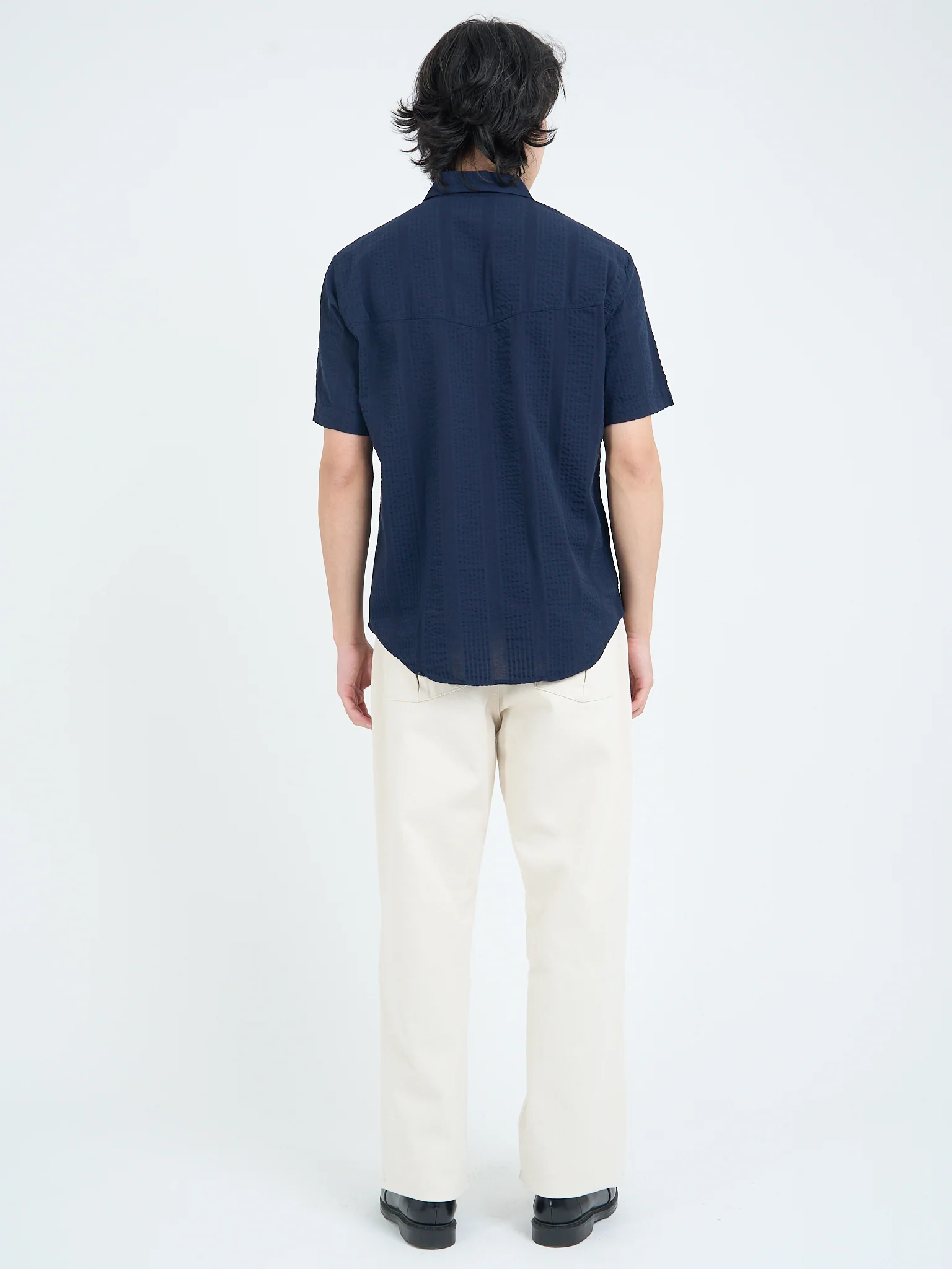 Quito Short Sleeve Shirt Phaidon Navy - Image 8