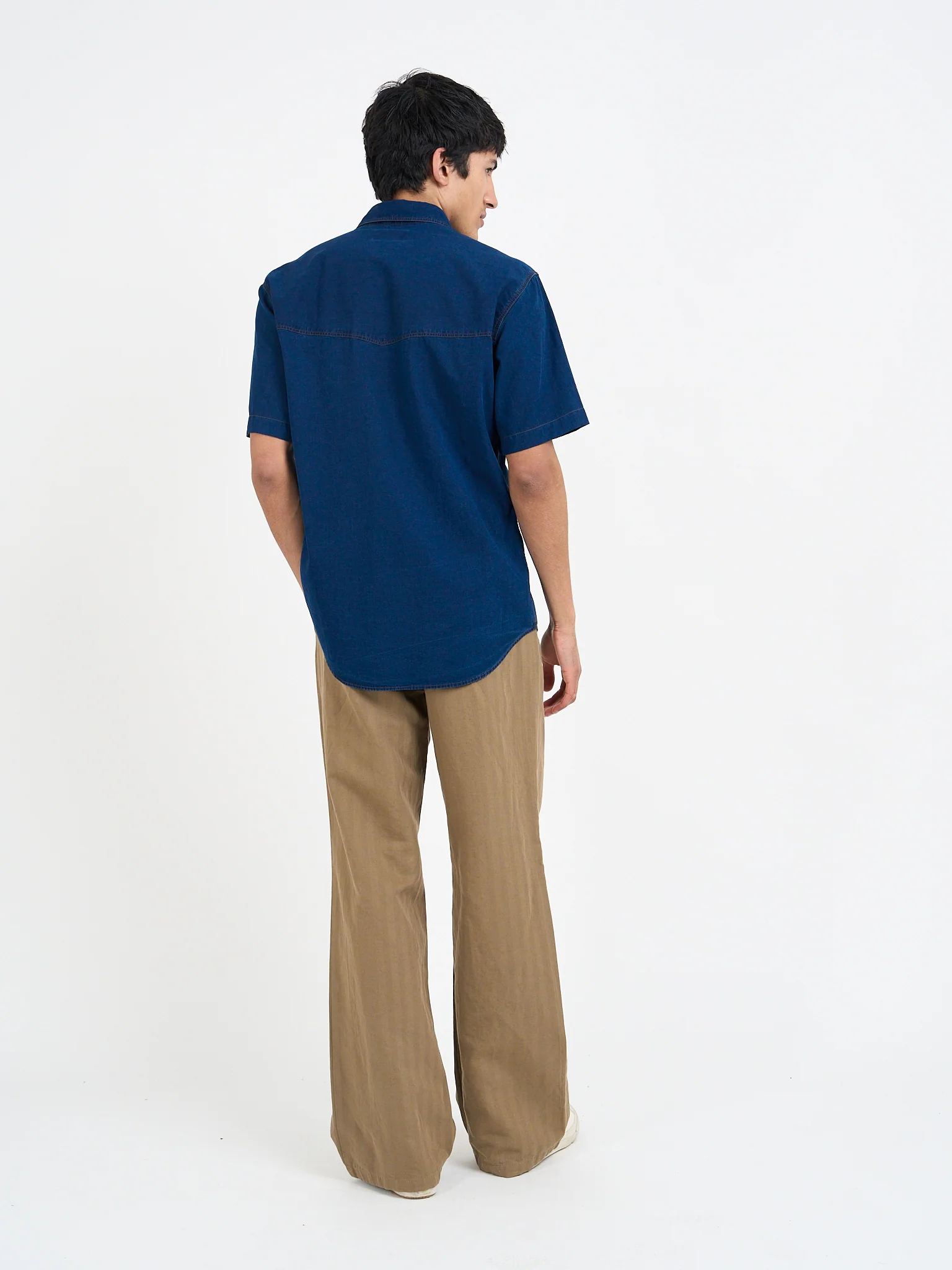 Quito Short Sleeve Shirt Wylie Indigo Rinse - Image 8