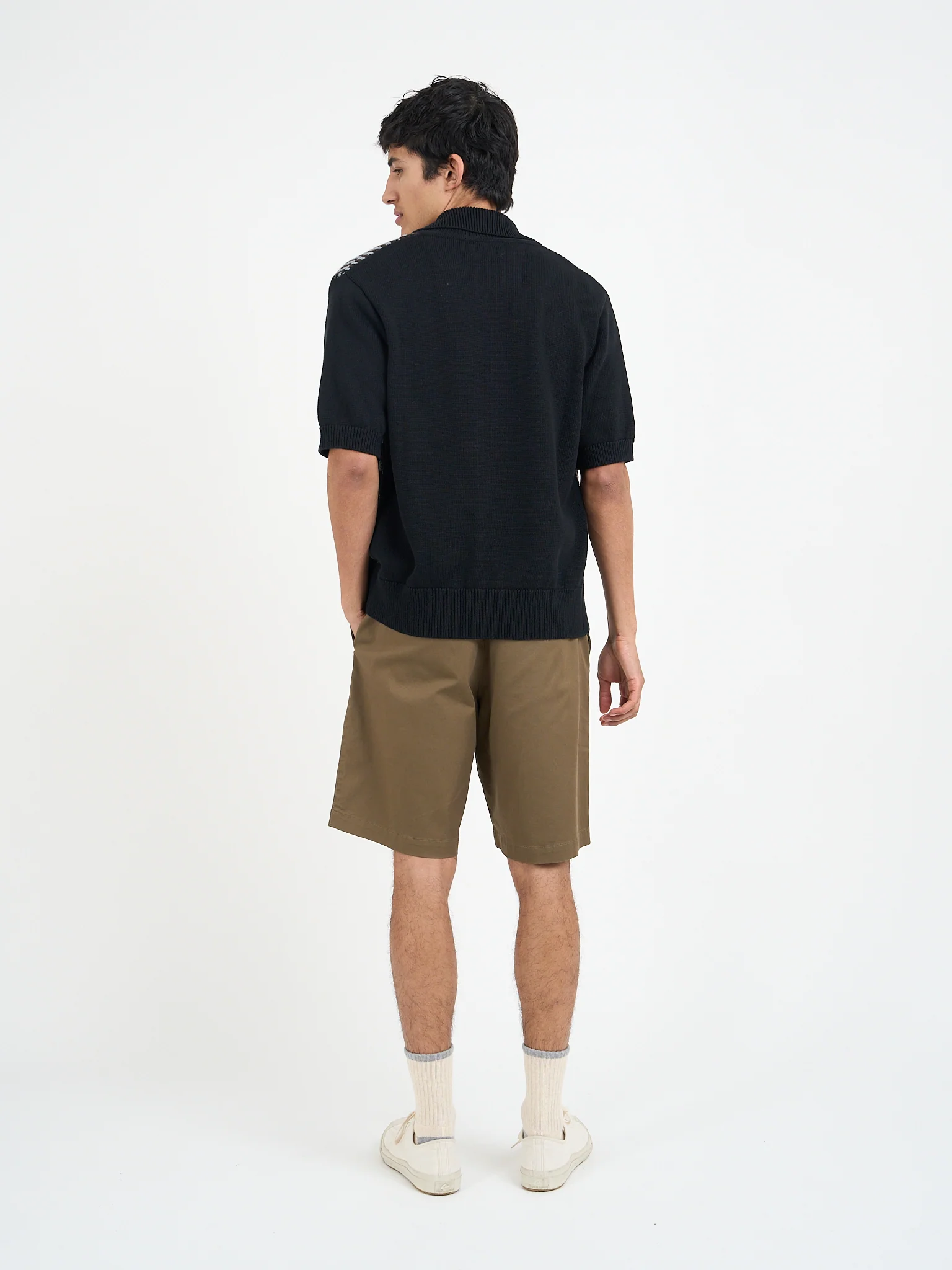 Short Sleeve Rossell Knitted Shirt Ayrton Multi - Image 8