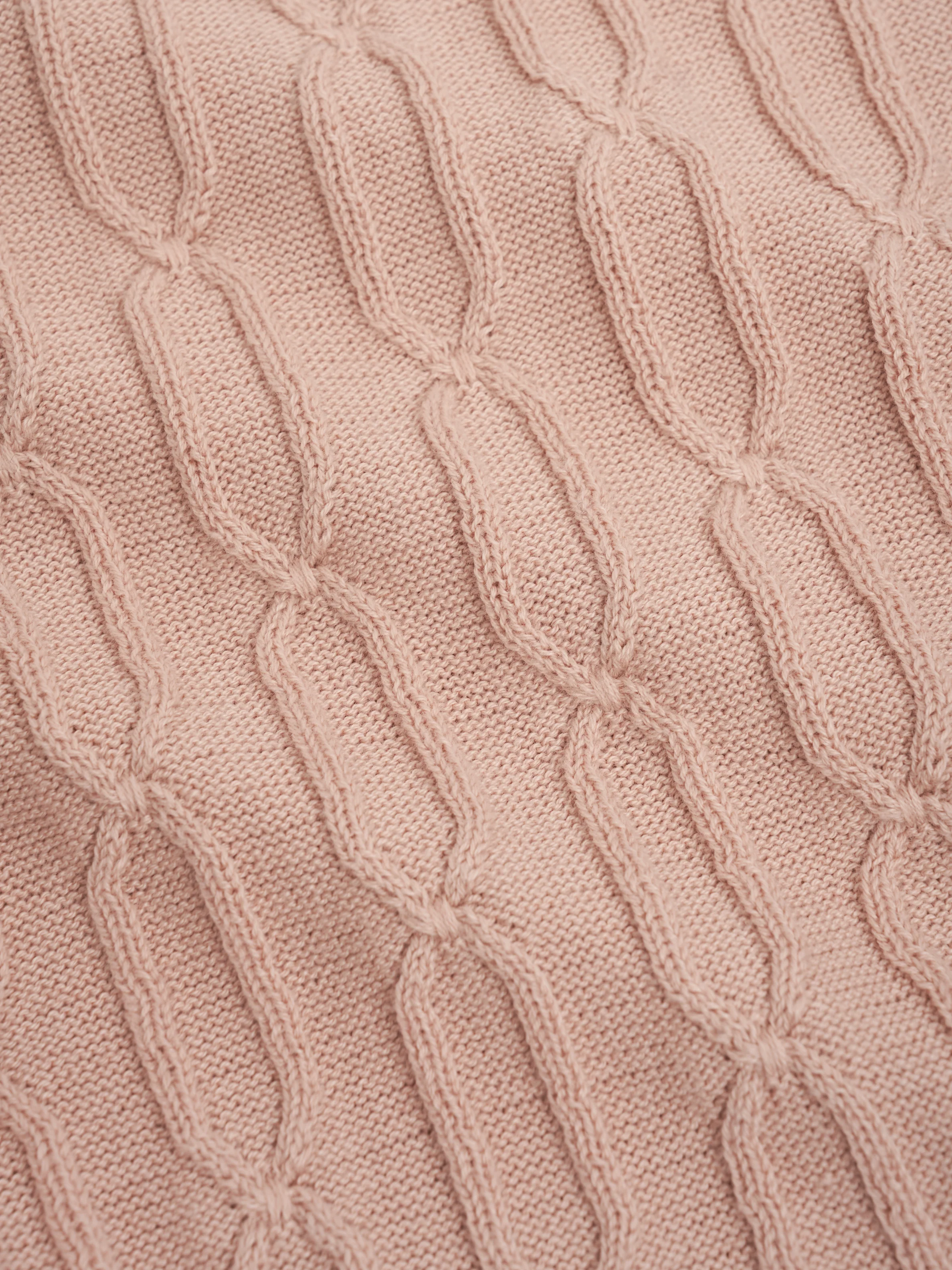 Short Sleeve Rossell Knitted Shirt Penrose Pink - Image 8