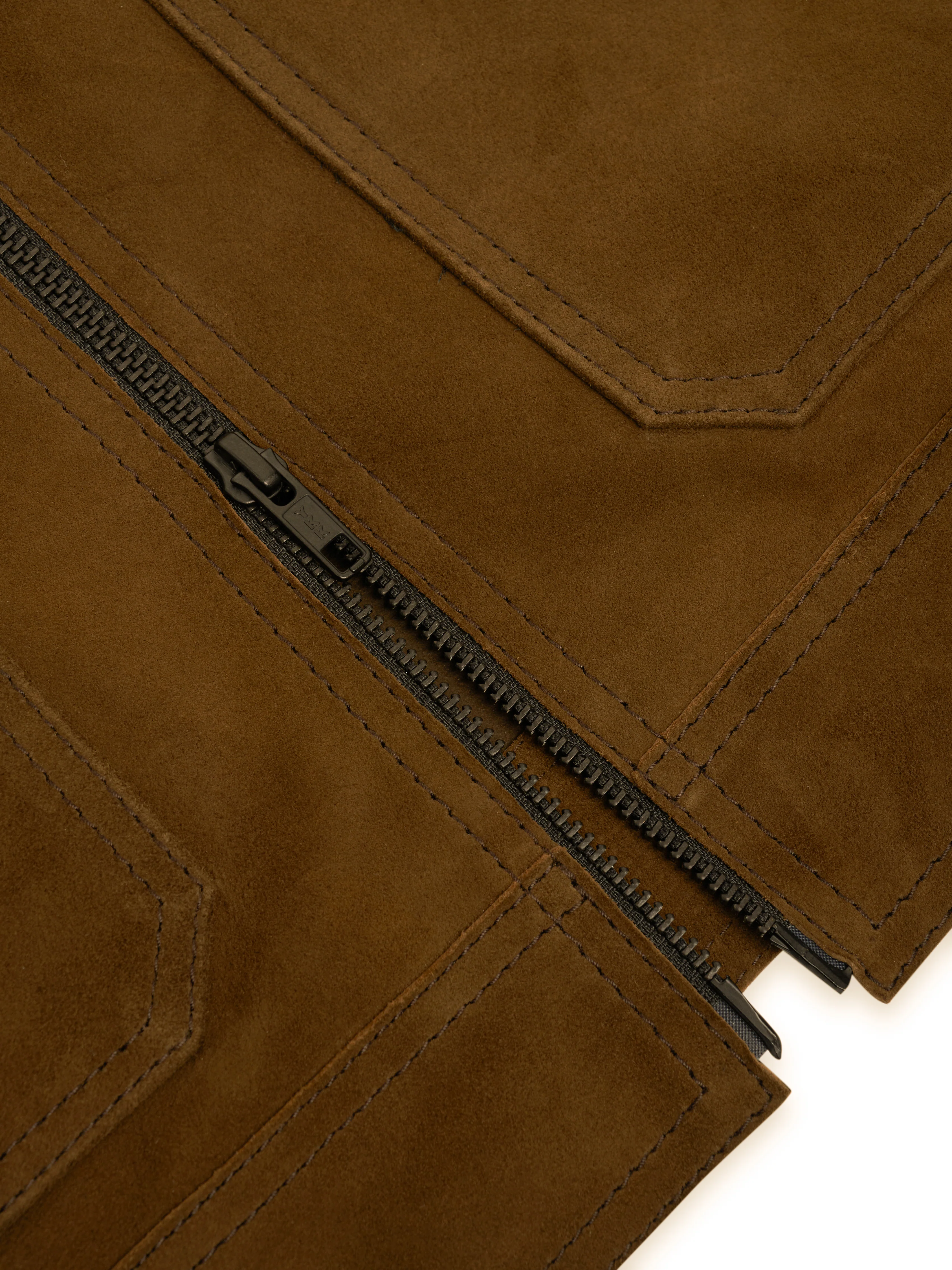 Suede Hardwick Jacket Suede Taupe - Image 9