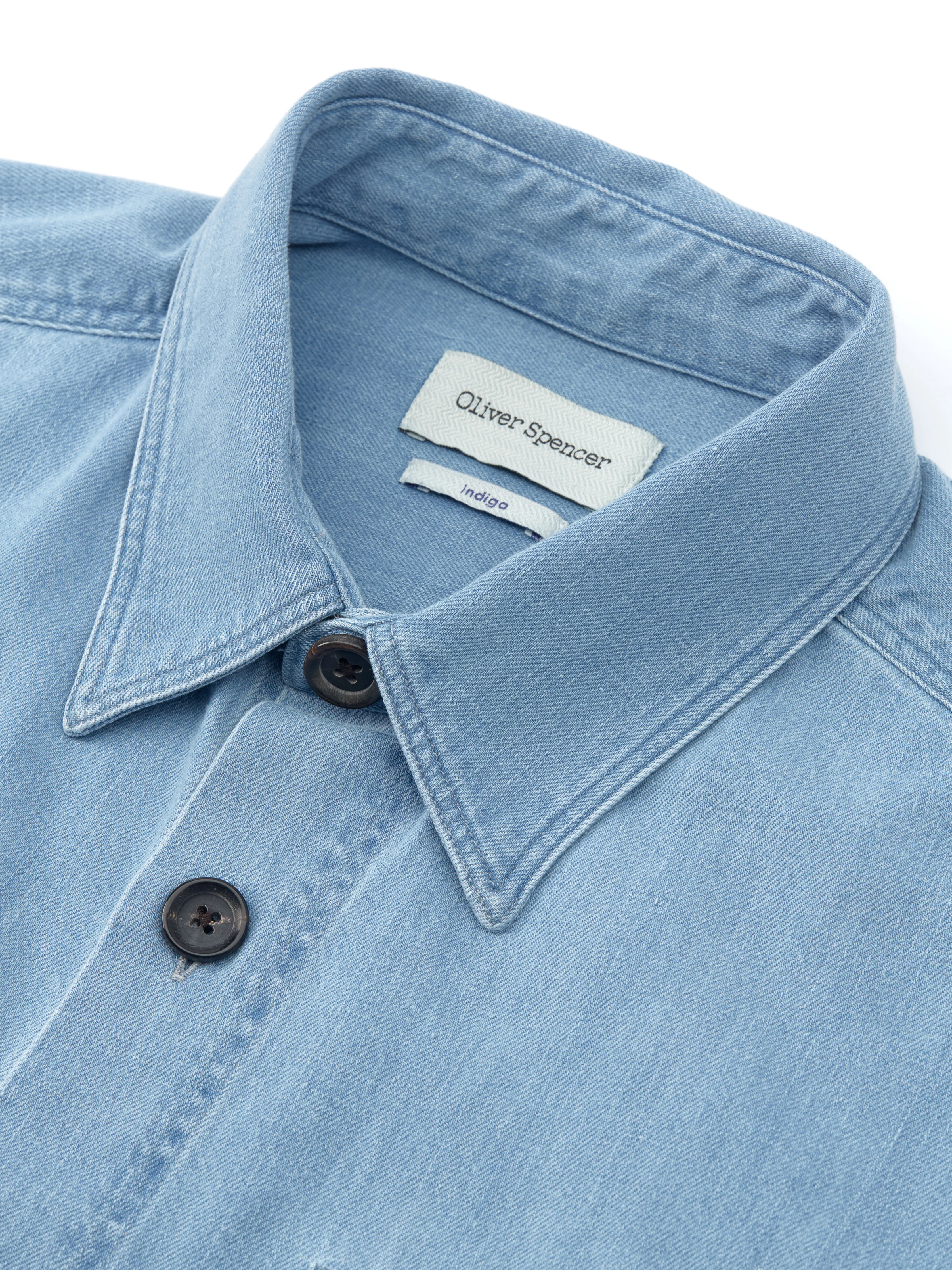 Treviscoe Shirt Mullins Denim Indigo Light - Image 4