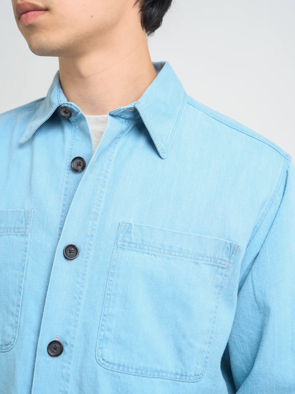Treviscoe Shirt Mullins Denim Indigo Light - Image 6