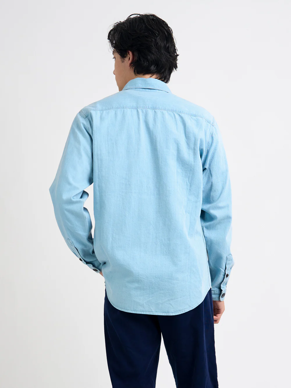 Treviscoe Shirt Mullins Denim Indigo Light - Image 8