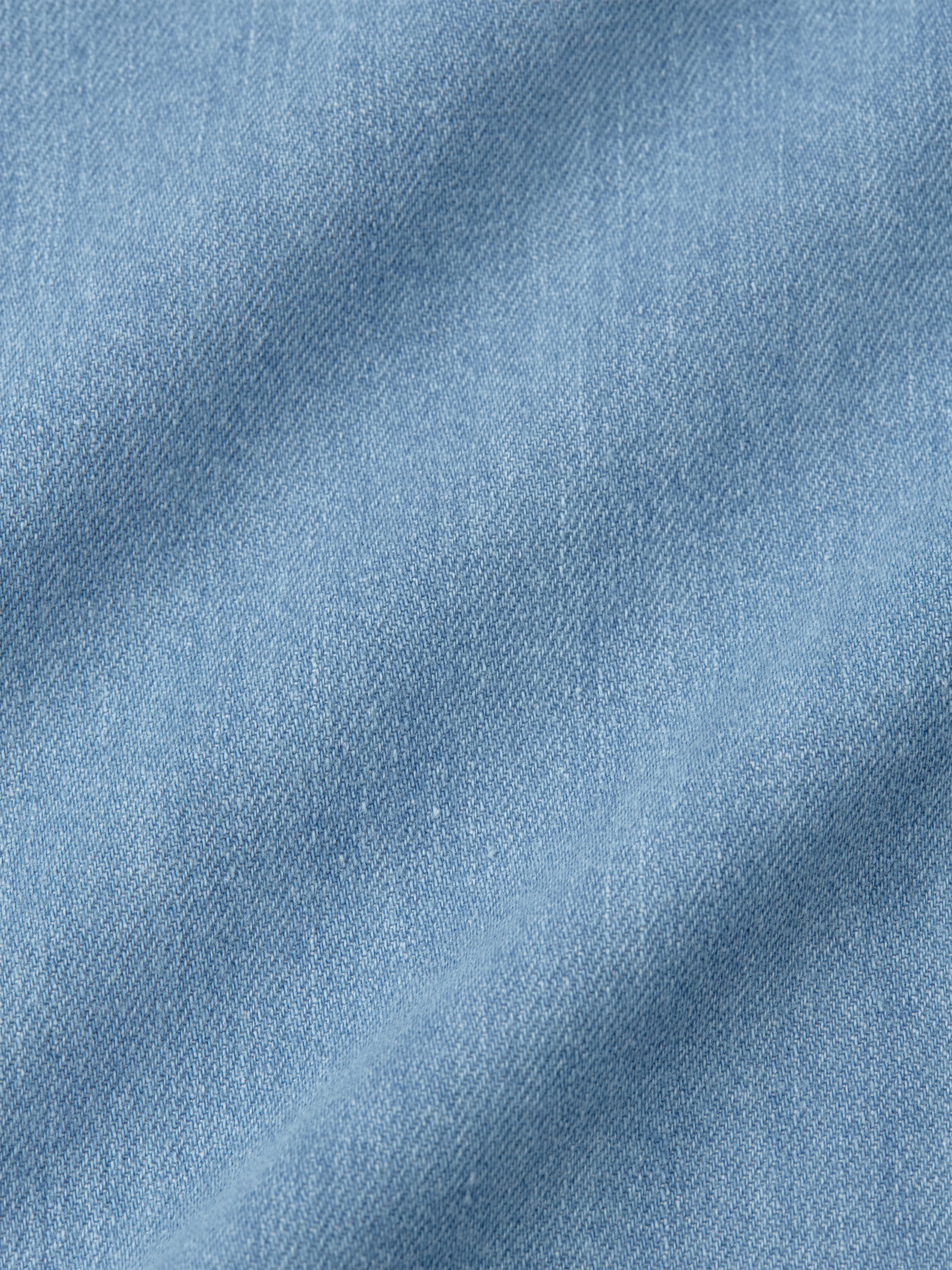 Treviscoe Shirt Mullins Denim Indigo Light - Image 9