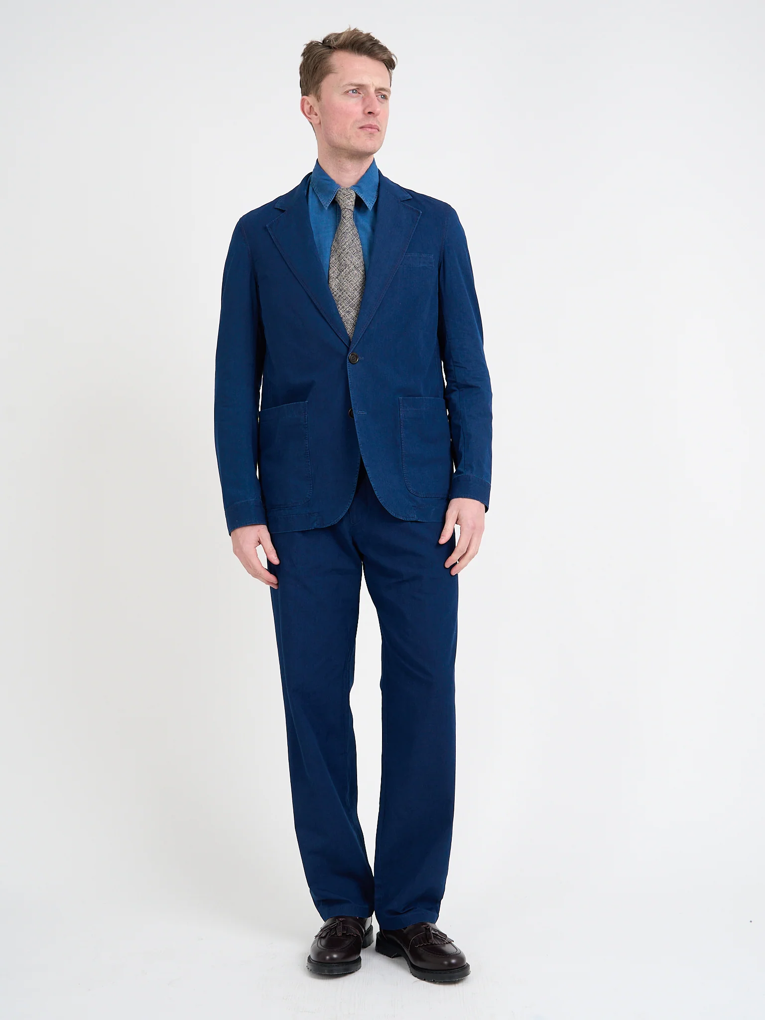 Westbury Jacket Wylie Indigo Rinse - Image 8